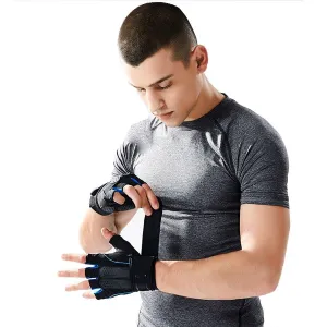 1 pair  Half Finger Anti Slip Weightlifting Gloves unisex Breathable Gym Dumbbell  Fitness Cycling Gloves Sport Training Gloves