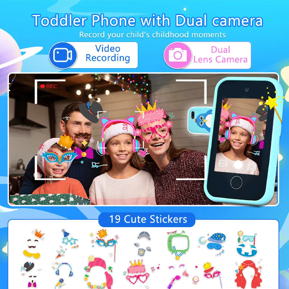Children's Smart Touch Mobile Phone | Silicone Penguin Toy
