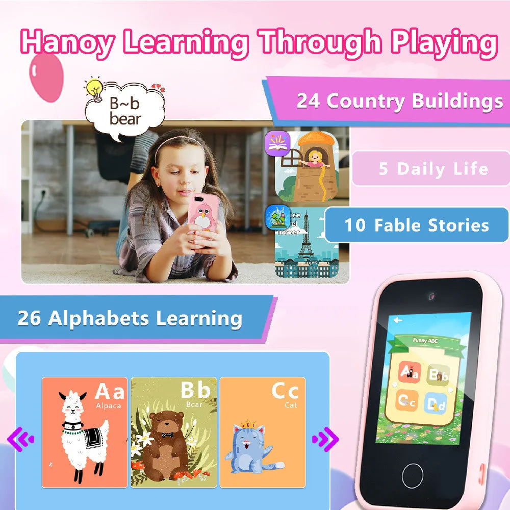 Children's Smart Touch Mobile Phone | Silicone Penguin Toy