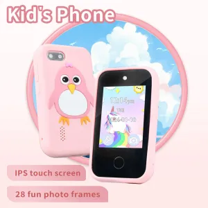 Children's Smart Touch Mobile Phone | Silicone Penguin Toy