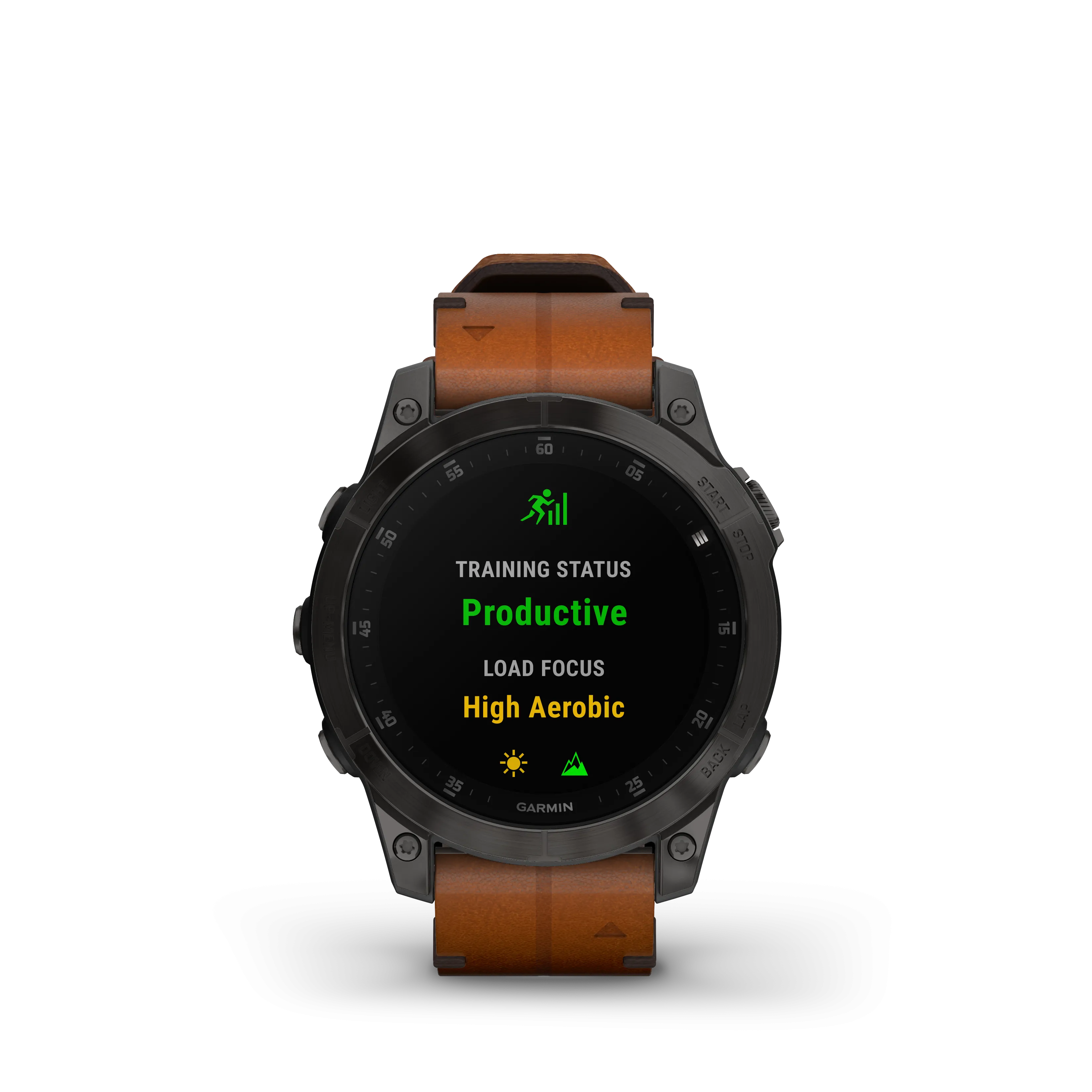 Epix Gen 2 Smart Watch, 47mm - Black/Chestnut - 010-02582-30