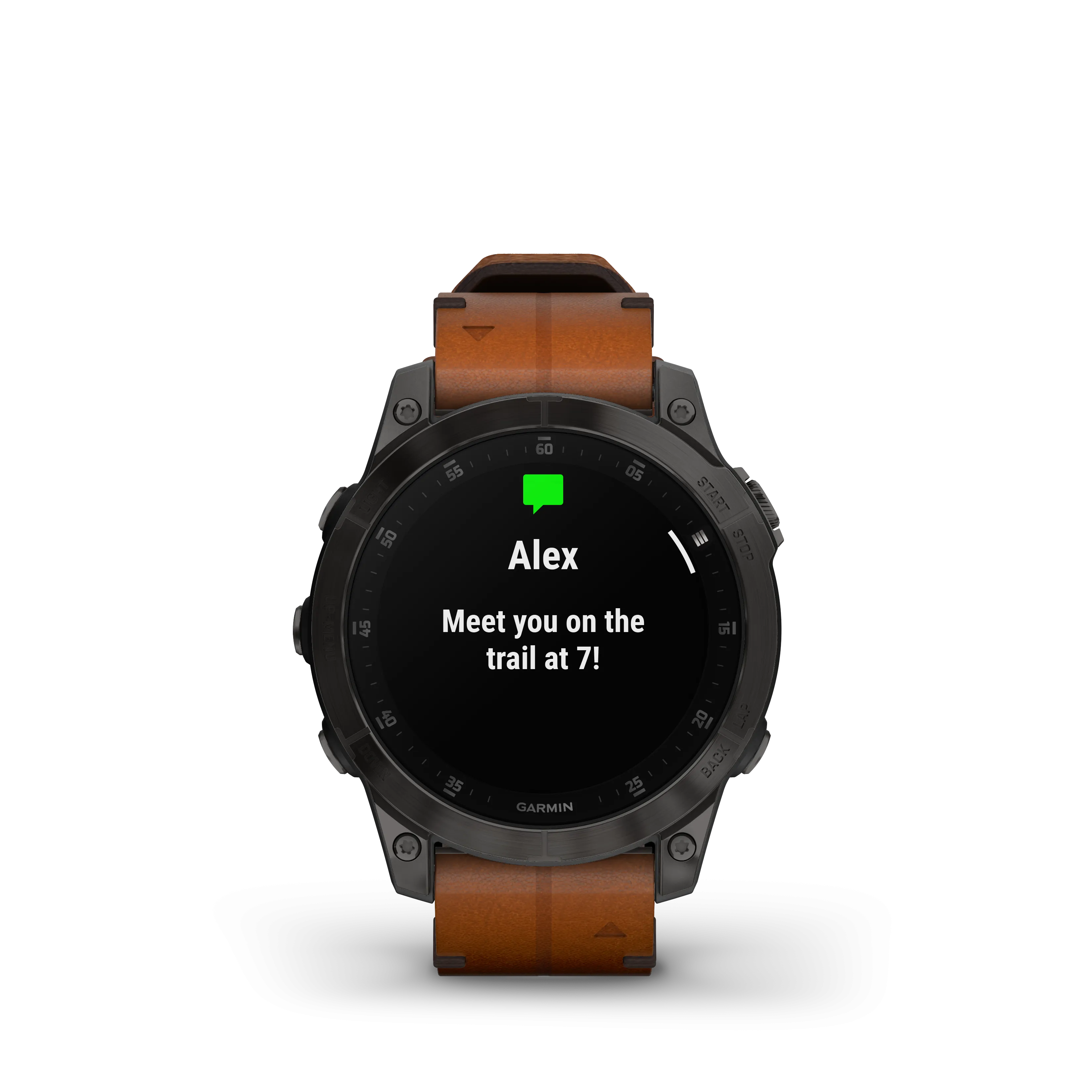 Epix Gen 2 Smart Watch, 47mm - Black/Chestnut - 010-02582-30