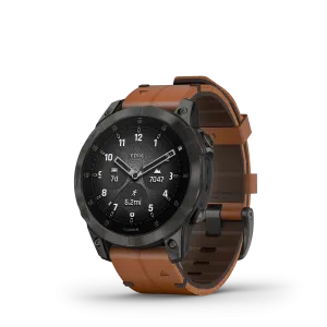 Epix Gen 2 Smart Watch, 47mm - Black/Chestnut - 010-02582-30