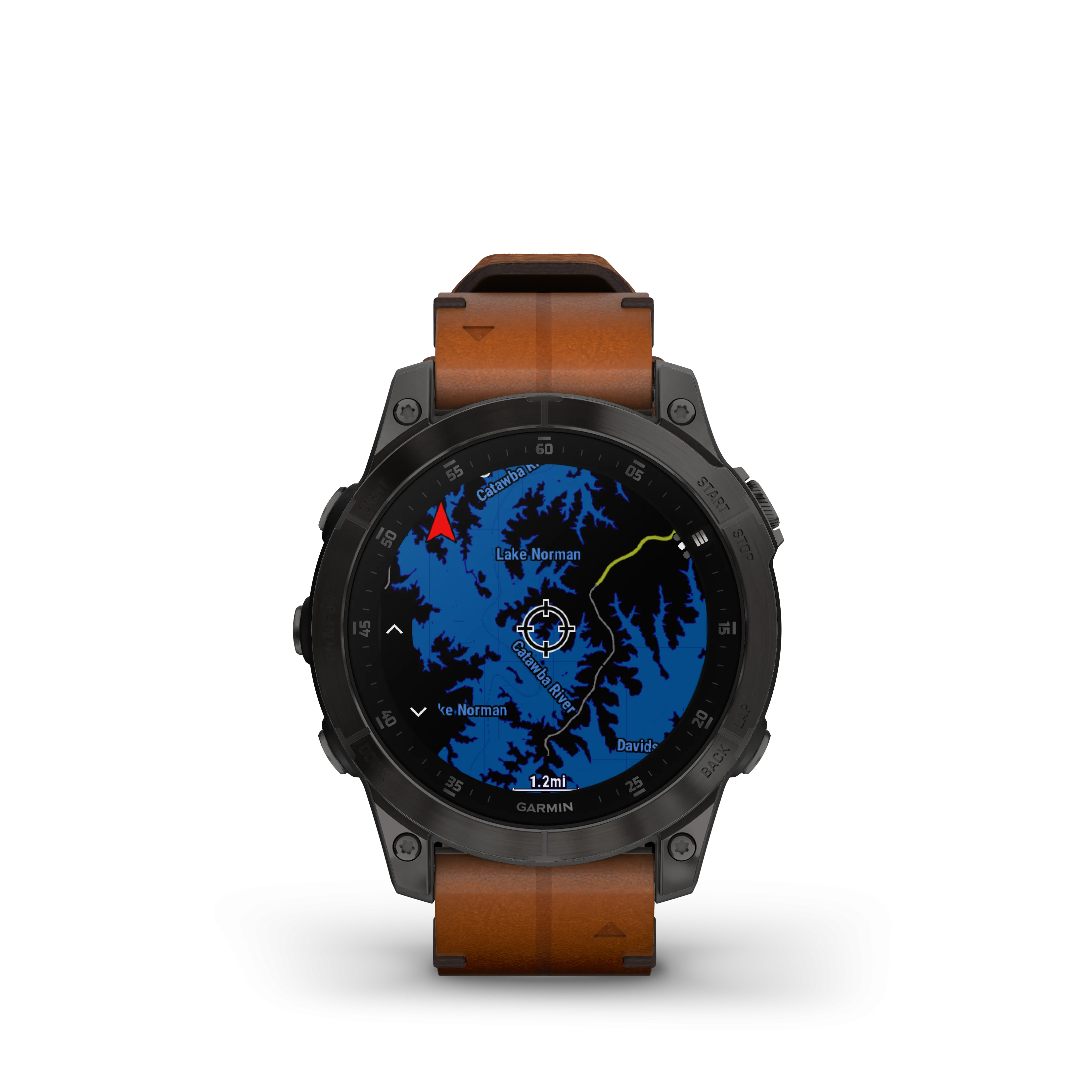 Epix Gen 2 Smart Watch, 47mm - Black/Chestnut - 010-02582-30