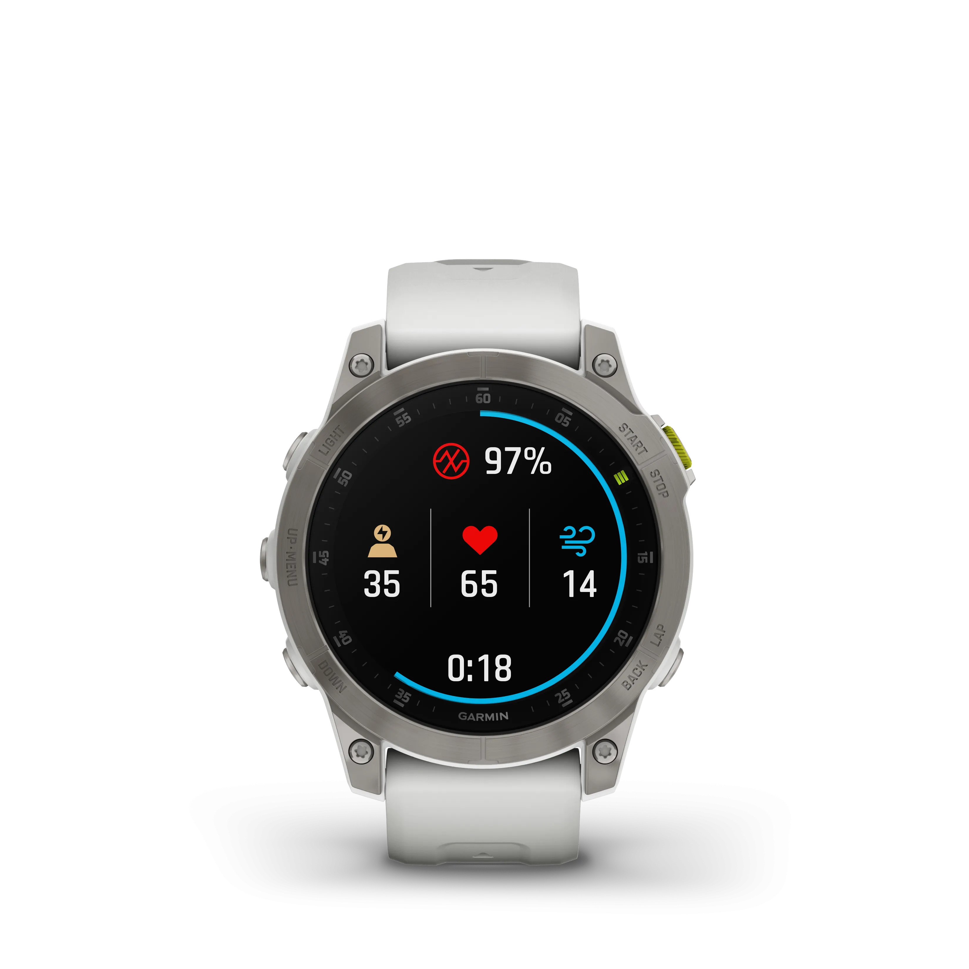 Epix Gen 2 Smart Watch, 47mm - White - 010-02582-21