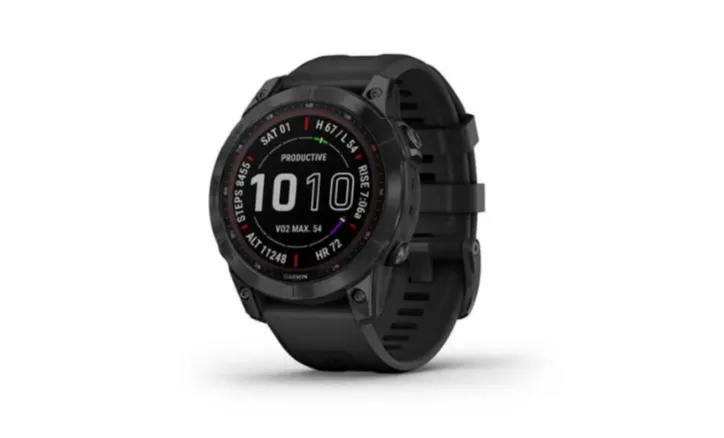 Garmin Fenix- 7 Sapphire Solar Black DLC Ti w/ Black Band