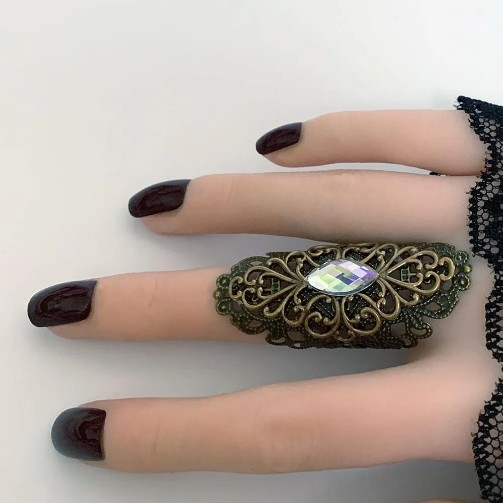Gothic Victorian Full Finger Wrap Ring