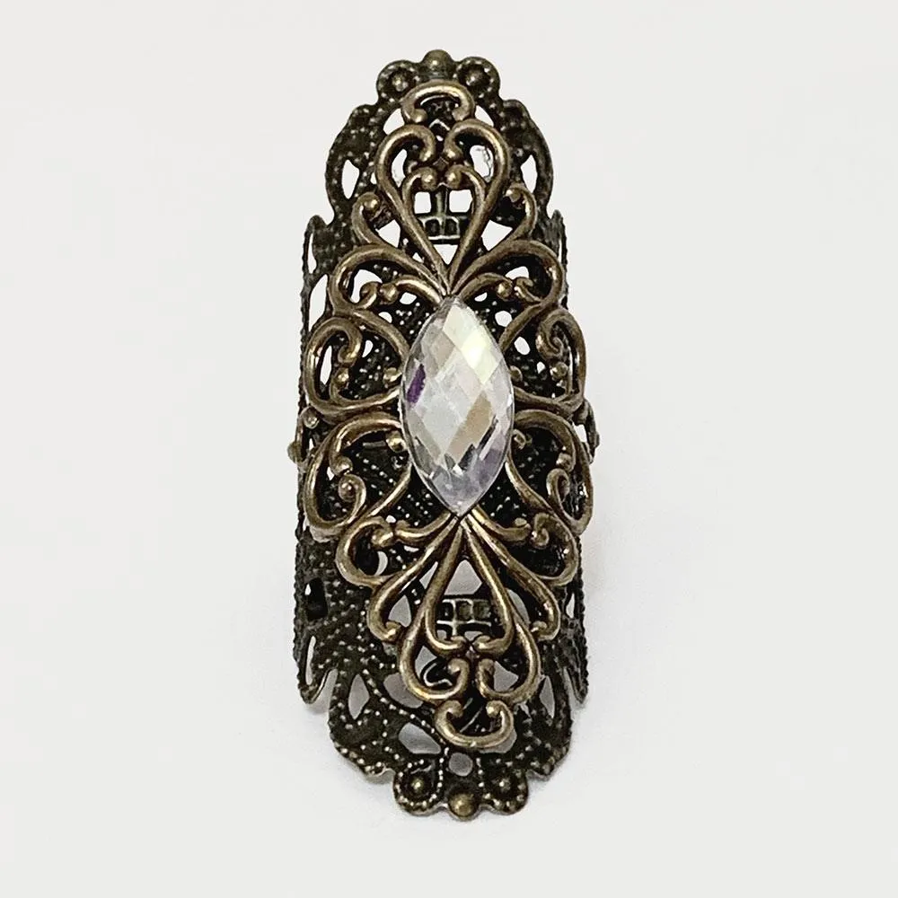 Gothic Victorian Full Finger Wrap Ring