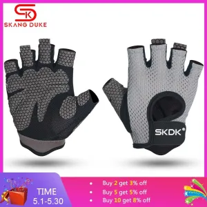Gym Fitness Gloves Neutral Elastic Dumbbell Crossfit Weight Lifting Gloves Men Body Building Breathable Sports Workout Gloves