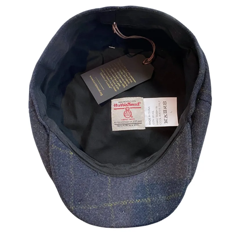 Harris Tweed Newsboy - Navy