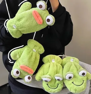 Kawaii Frog Gloves
