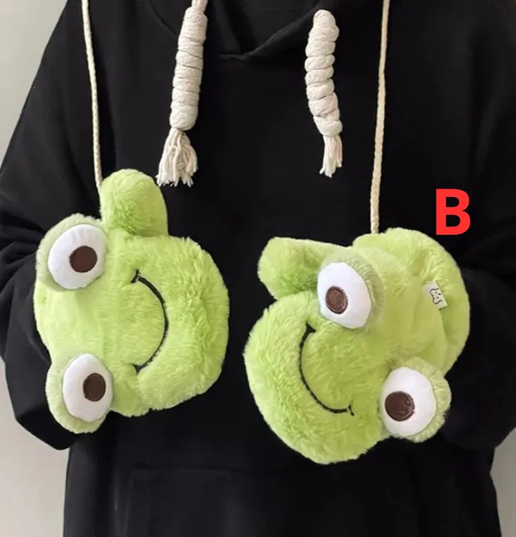 Kawaii Frog Gloves